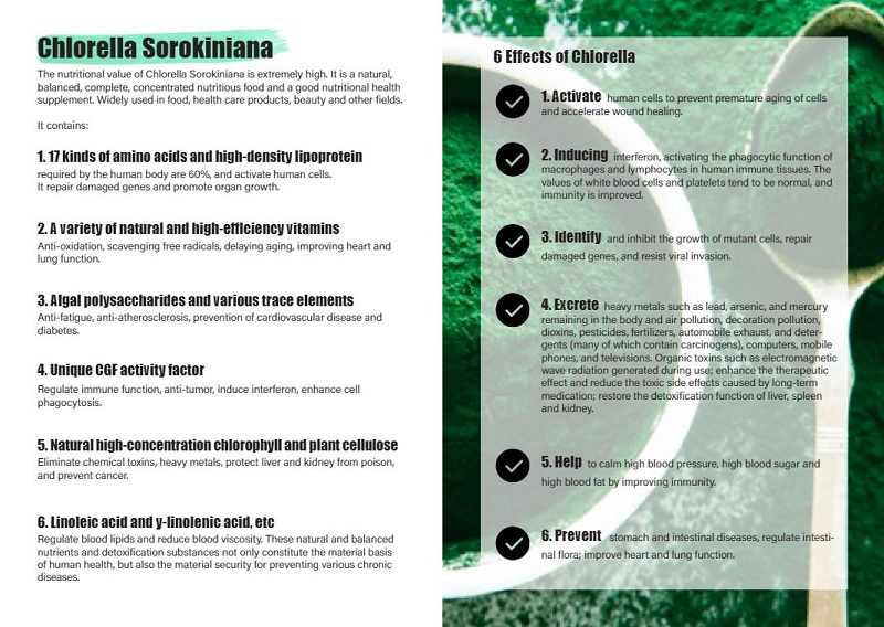 asentar ingredient chlorella sorokiniana