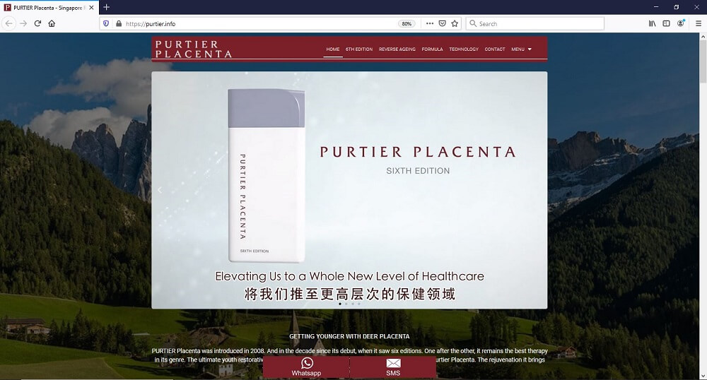 unofficial purtier placenta info website